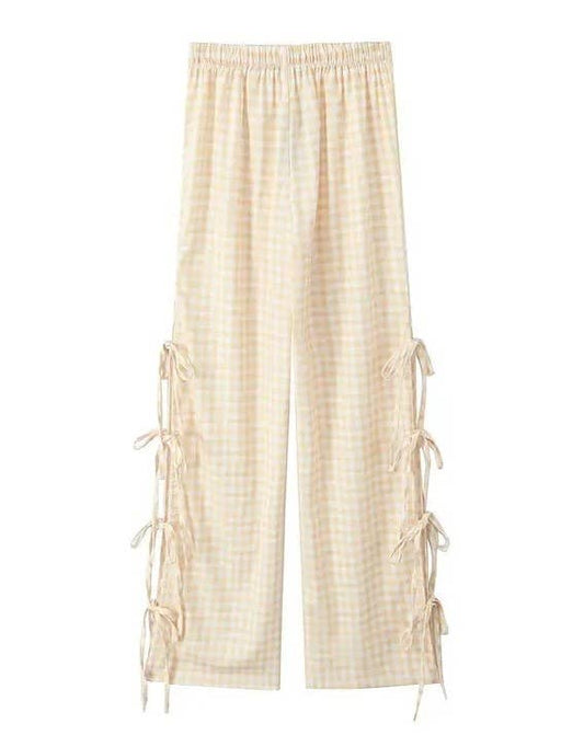 Side Bow Tie Pants