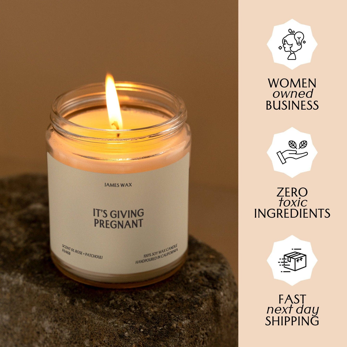 It’s Giving Pregnant Candle