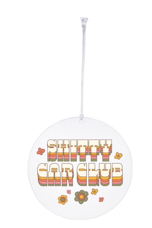 Shi**y car club rearview mirror hanger