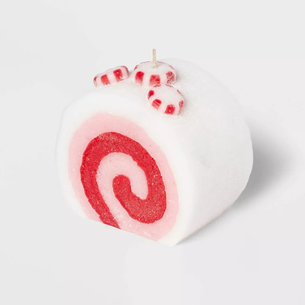 Swirly candy candle