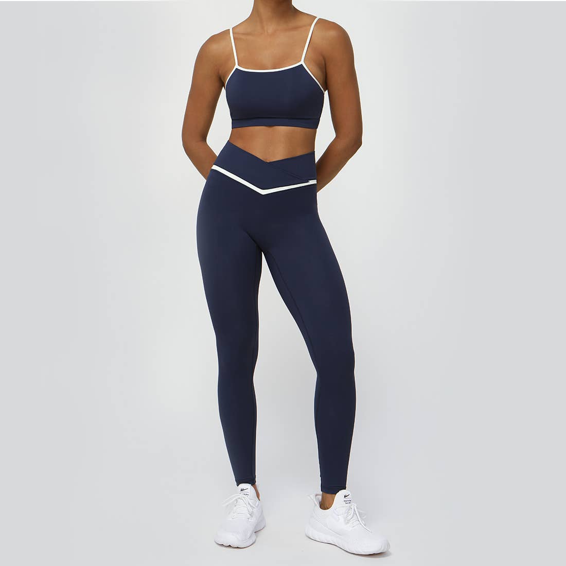 Colorblocked Women Yoga Active Set