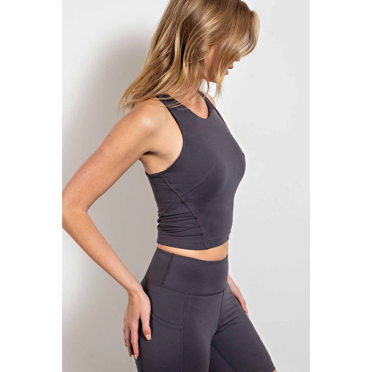 Butter Crop Length Sports Top