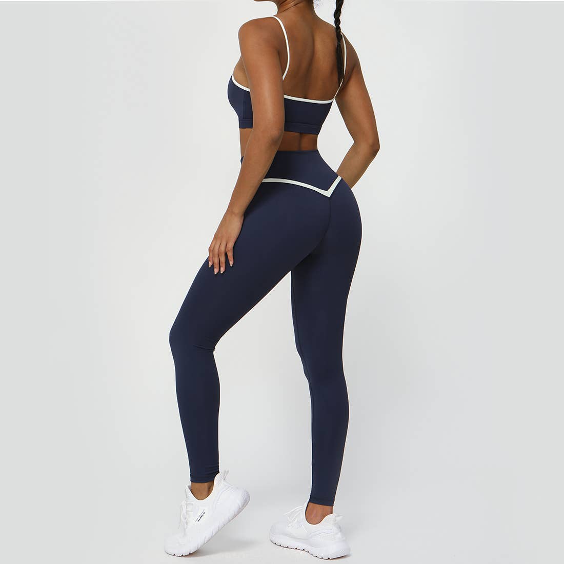 Colorblocked Women Yoga Active Set