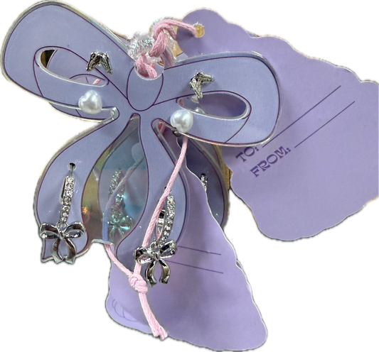 Bow 3 pck earring set