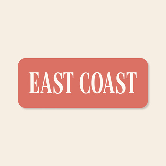 East Coast Sticker