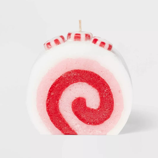 Swirly candy candle